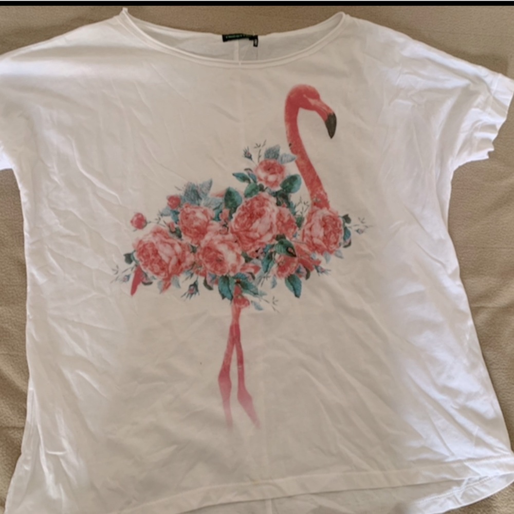 White soft material blouse/shirt